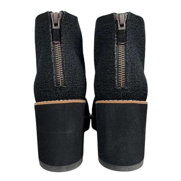 Eileen Fisher Alec Wedge Pump Shoes In Midnight Black Size 9.5 - Picture 3 of 10